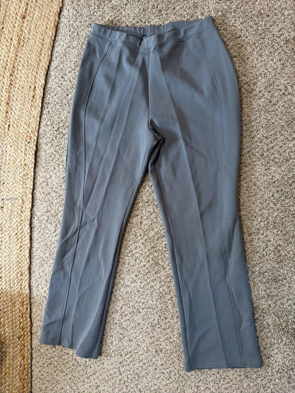 Relativity stretch grey pull on pants L 3329